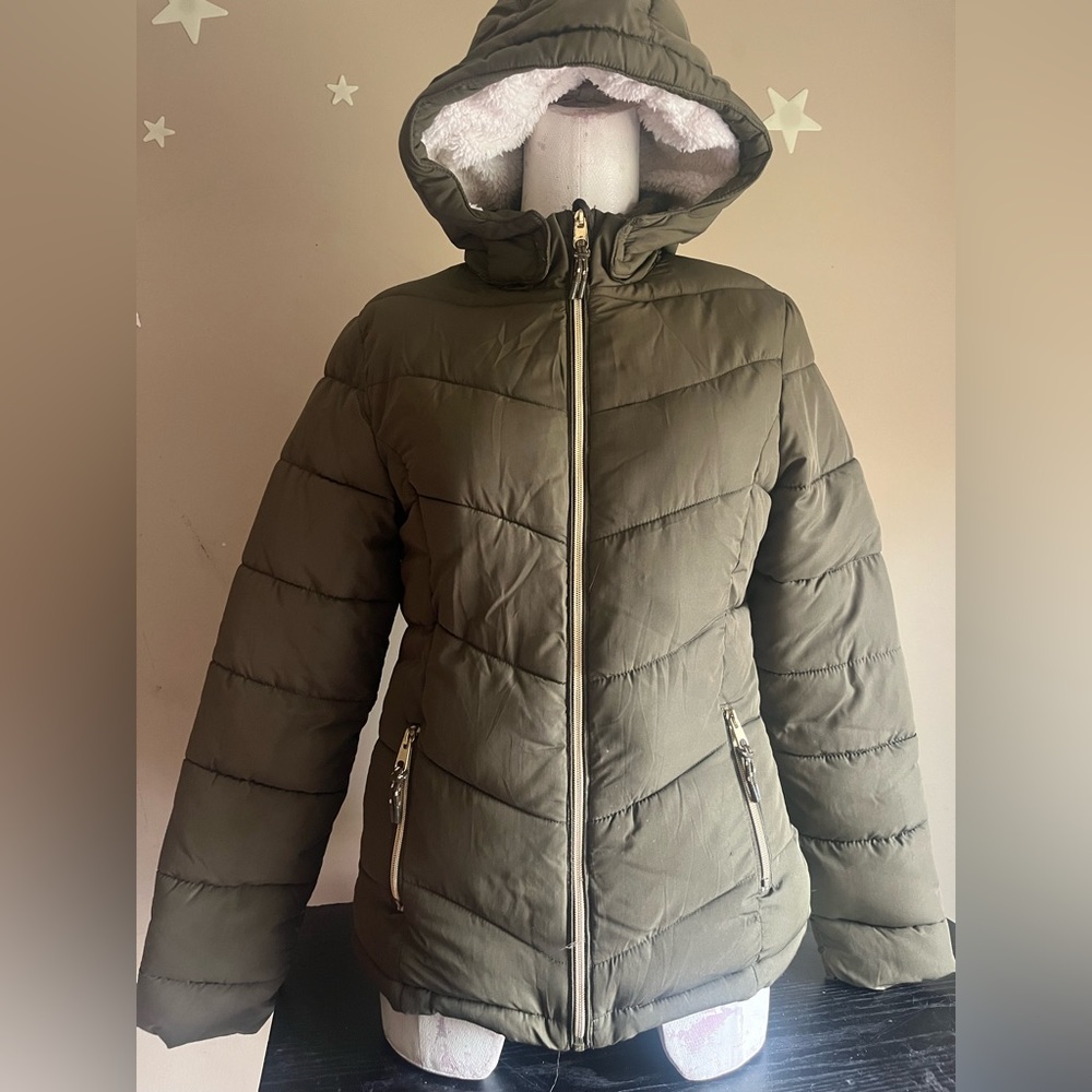 Girls 14y L.O.G.G. jacket with detachable hood